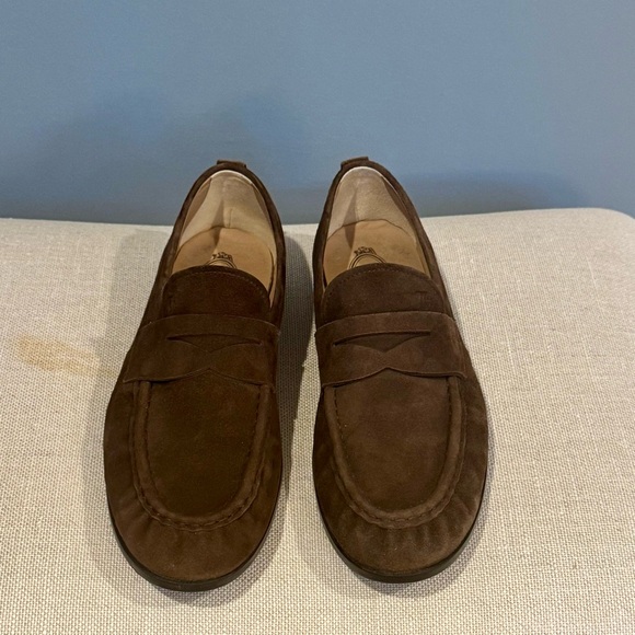 TOD’S BROWN SUEDE LOAFERS, Size UK 9 (US 10) - Picture 3 of 6